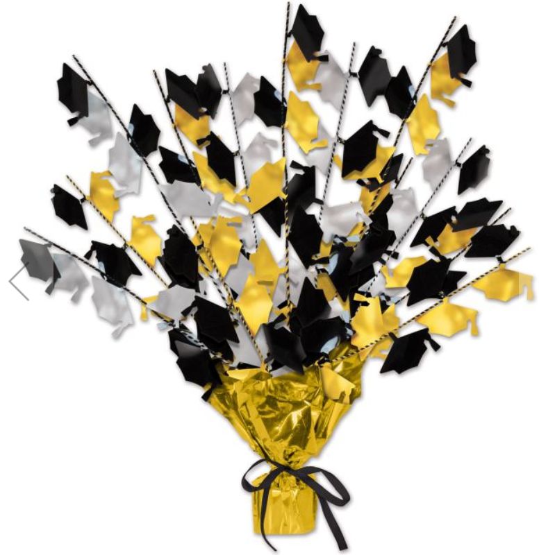 Graduate Cap Gleam 'N Burst Centerpiece