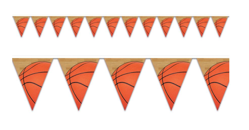 Basketball Pennant Banner