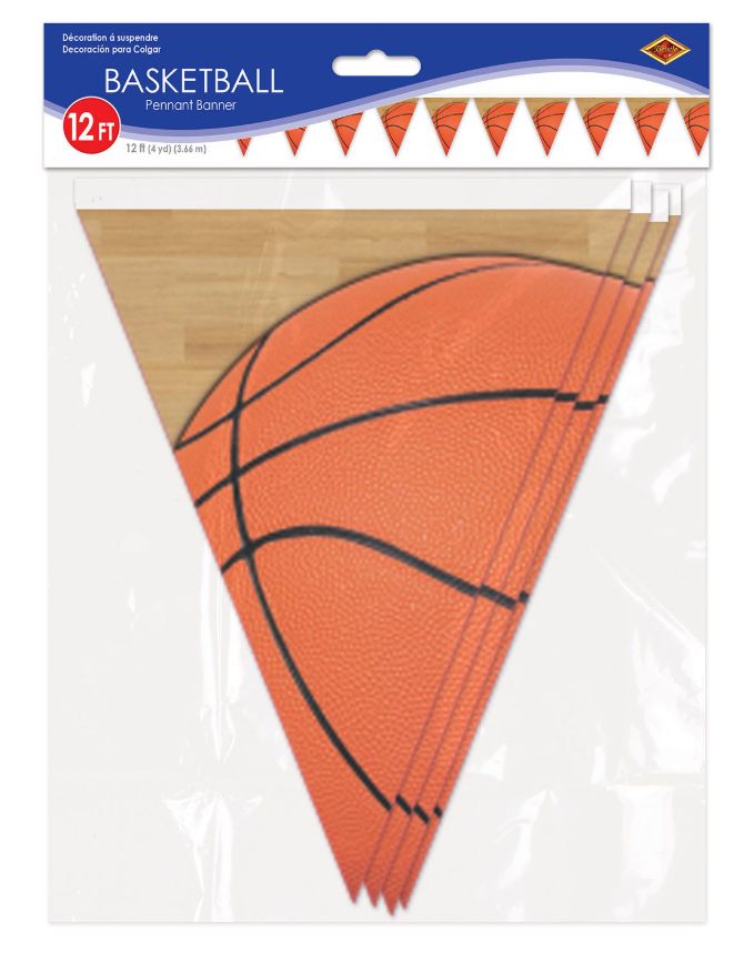 Basketball Pennant Banner