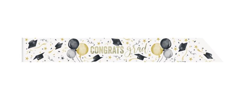 Golden Star Graduation Sash - Foil Stamping
