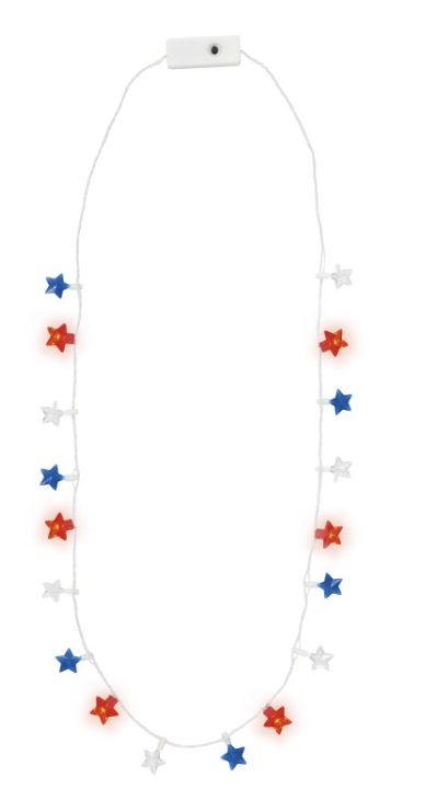 Patriotic Stars LED Necklace