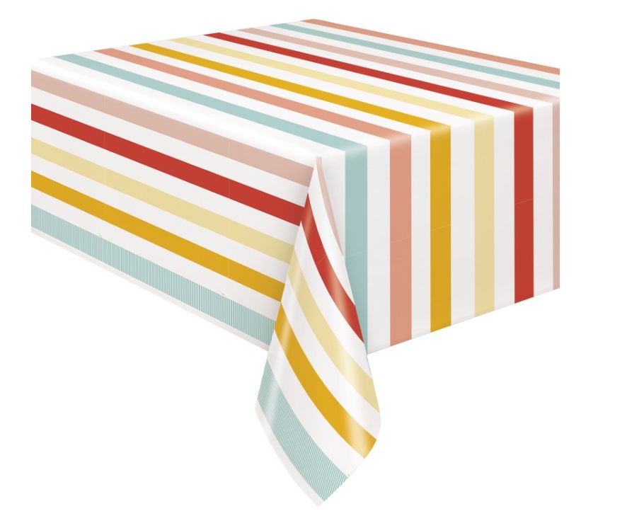 Poolside Summer Rectangular Plastic Table Cover 54 " x 84"
