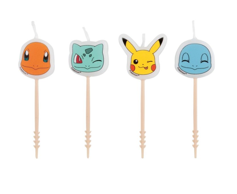 Pokémon Pick Birthday Candles 4ct