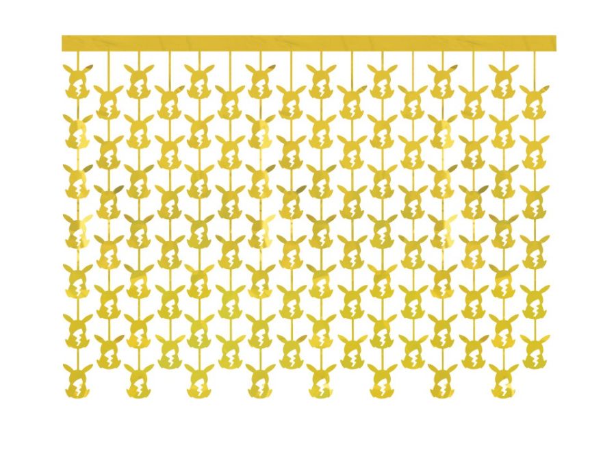 Pokémon Pikachu Foil Photo Backdrop 60" x 48"