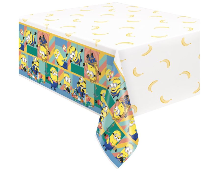 Despicable Me Rectangular Plastic Tablecover 54" x 84"