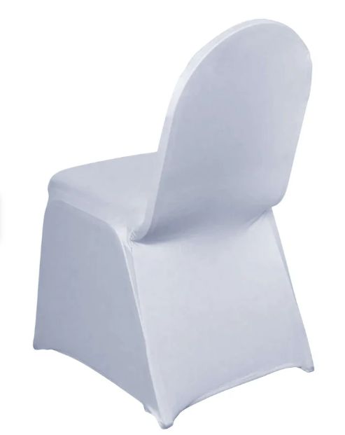 Spandex Chair Cover for Banquet Chairs White