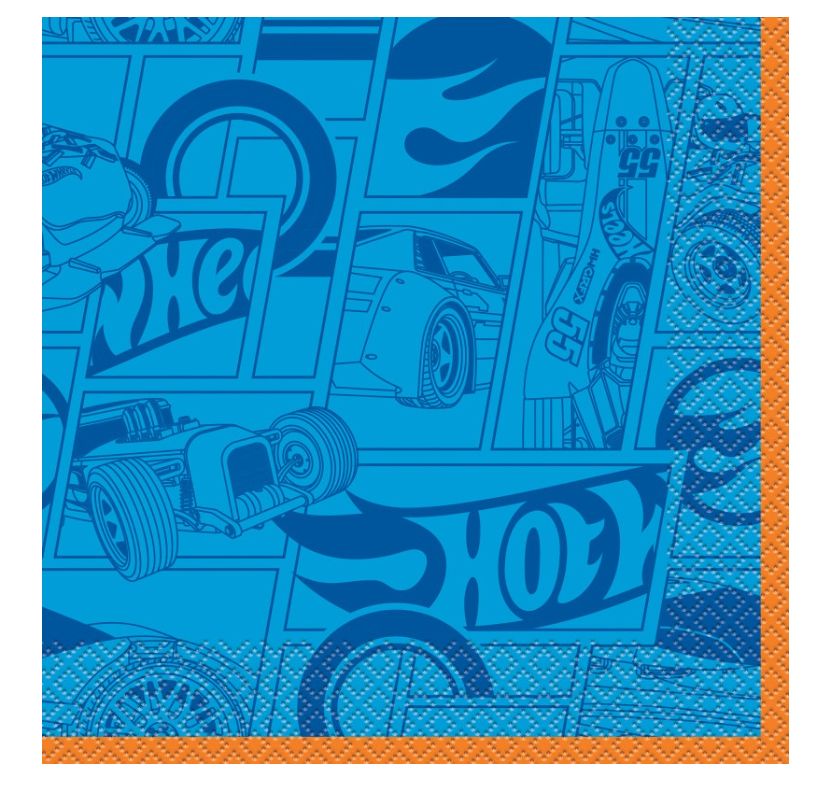 Hot Wheels Luncheon Napkins 16ct