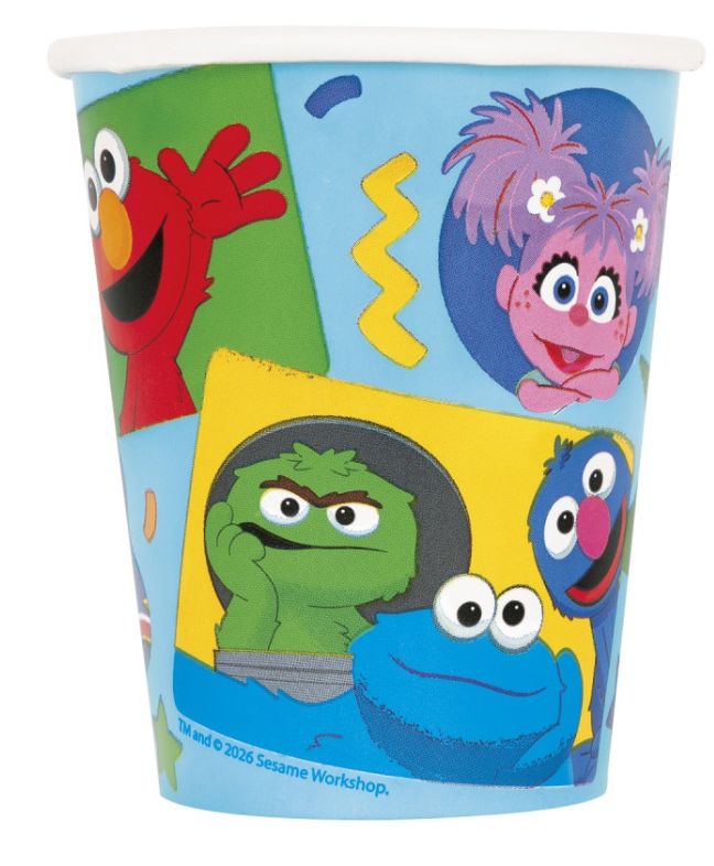 Sesame Street 9oz Paper Cups 8ct