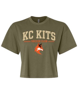 KC Kits Women's Crop Tee - Green