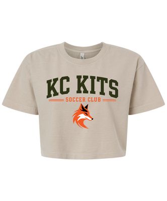 KC Kits Women's Crop Tee - Bone