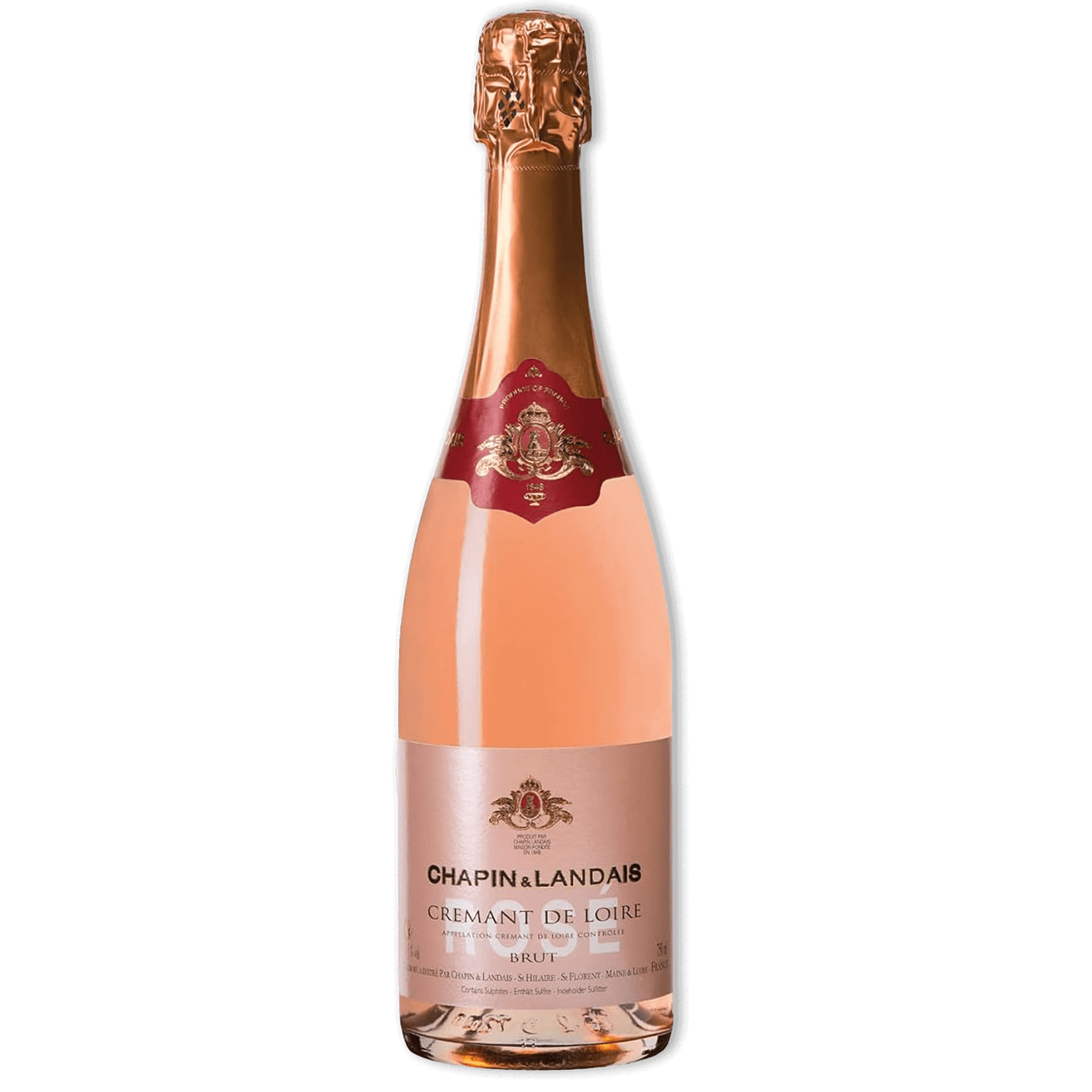 Crémant de loire Rosé, Maison Chapin &amp; Landais