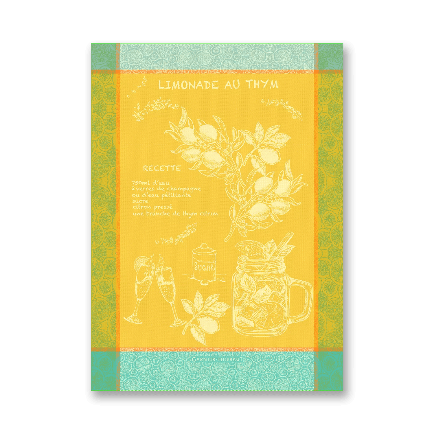 Geschirrtuch "Limonade au thym soleil"
