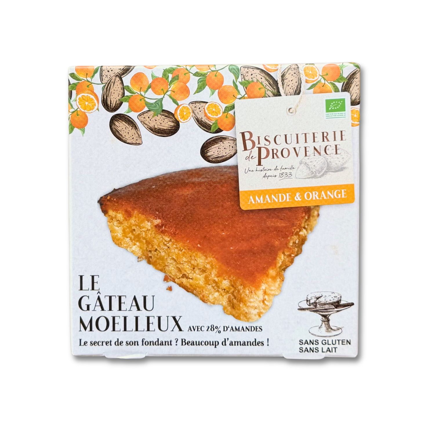 Bio-Mandelkuchen Orange – glutenfrei