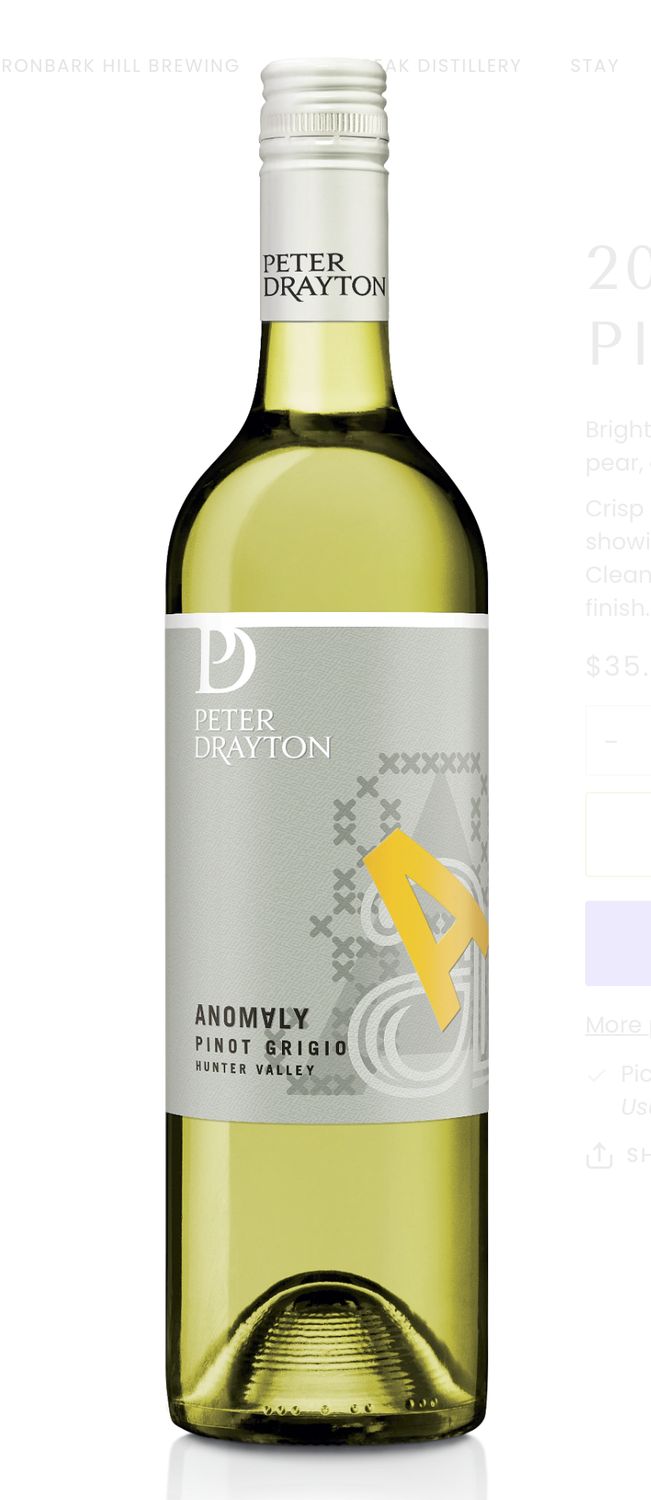 Anomaly Pinot Grigio 2025