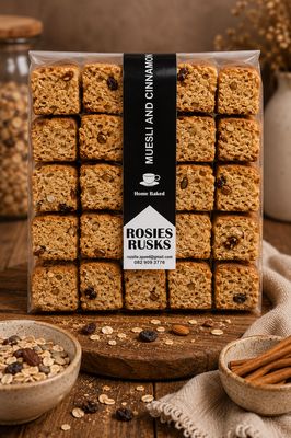 Muesli &amp; Cinnamon Rusks (25 Pieces)