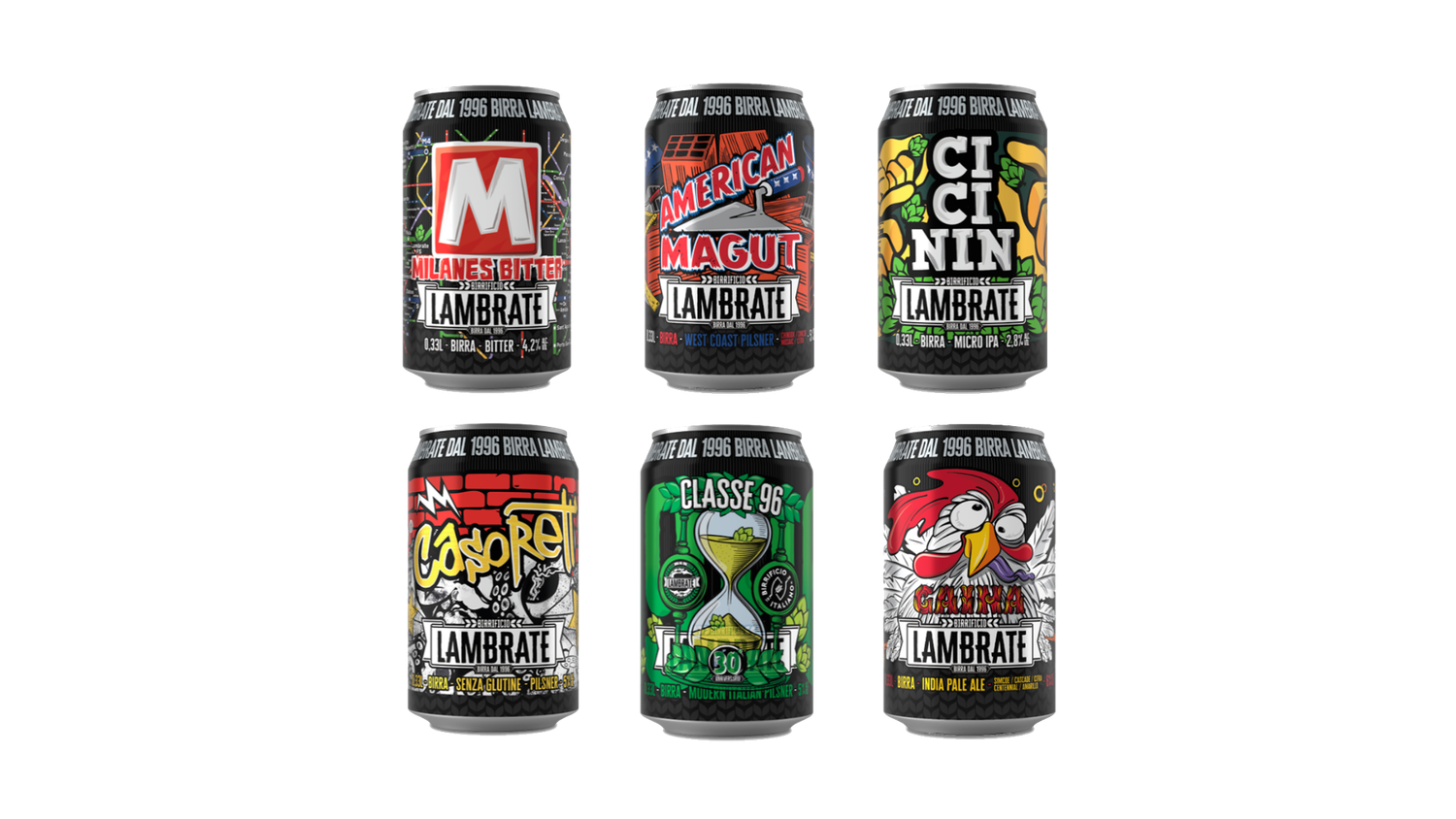 BREWERY LAMBRATE MIXED BEER TASTING BOX – Set 2 (24 Cans, 6 Styles)