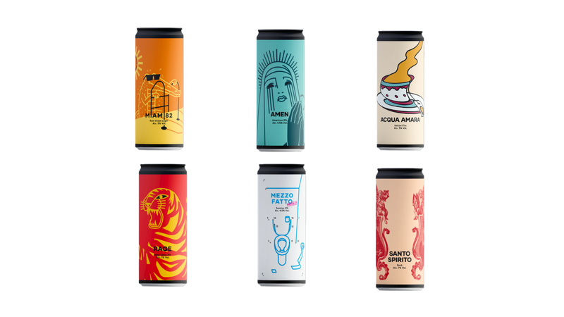 BREWERY WAR MIXED BEER TASTING BOX – Set 2 (24 Cans, 6 Styles)