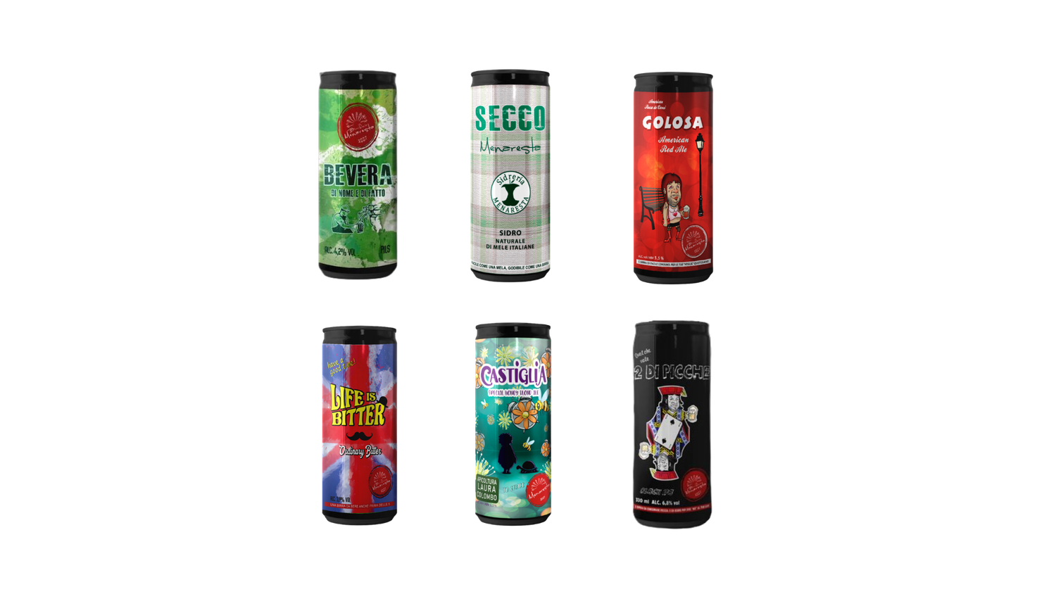 BREWERY MENARESTA MIXED BEER TASTING BOX– Set 1 (24 Cans, 6 Styles)