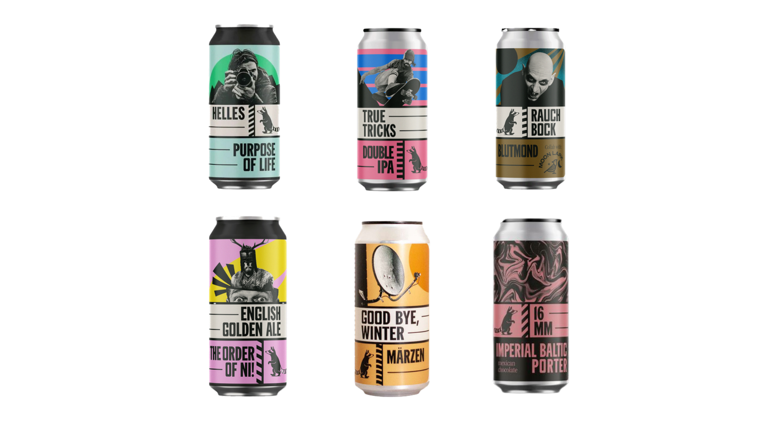 BREWERY WILD RACCOON MIXED BEER TASTING BOX – Set 2 (24 Cans, 6 Styles)