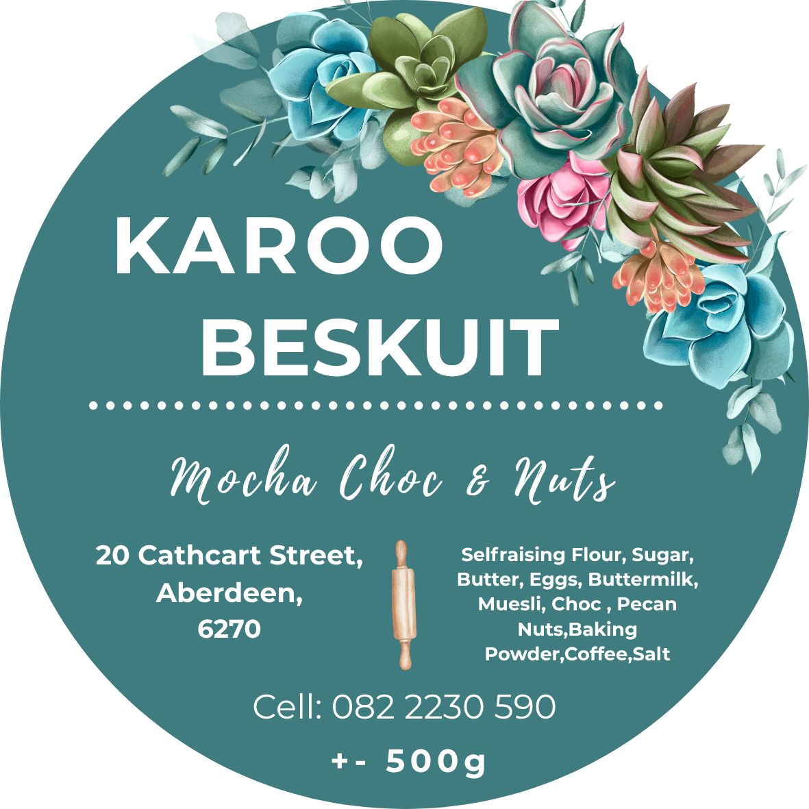 Mocha Choc &amp; Nut Beskuit
