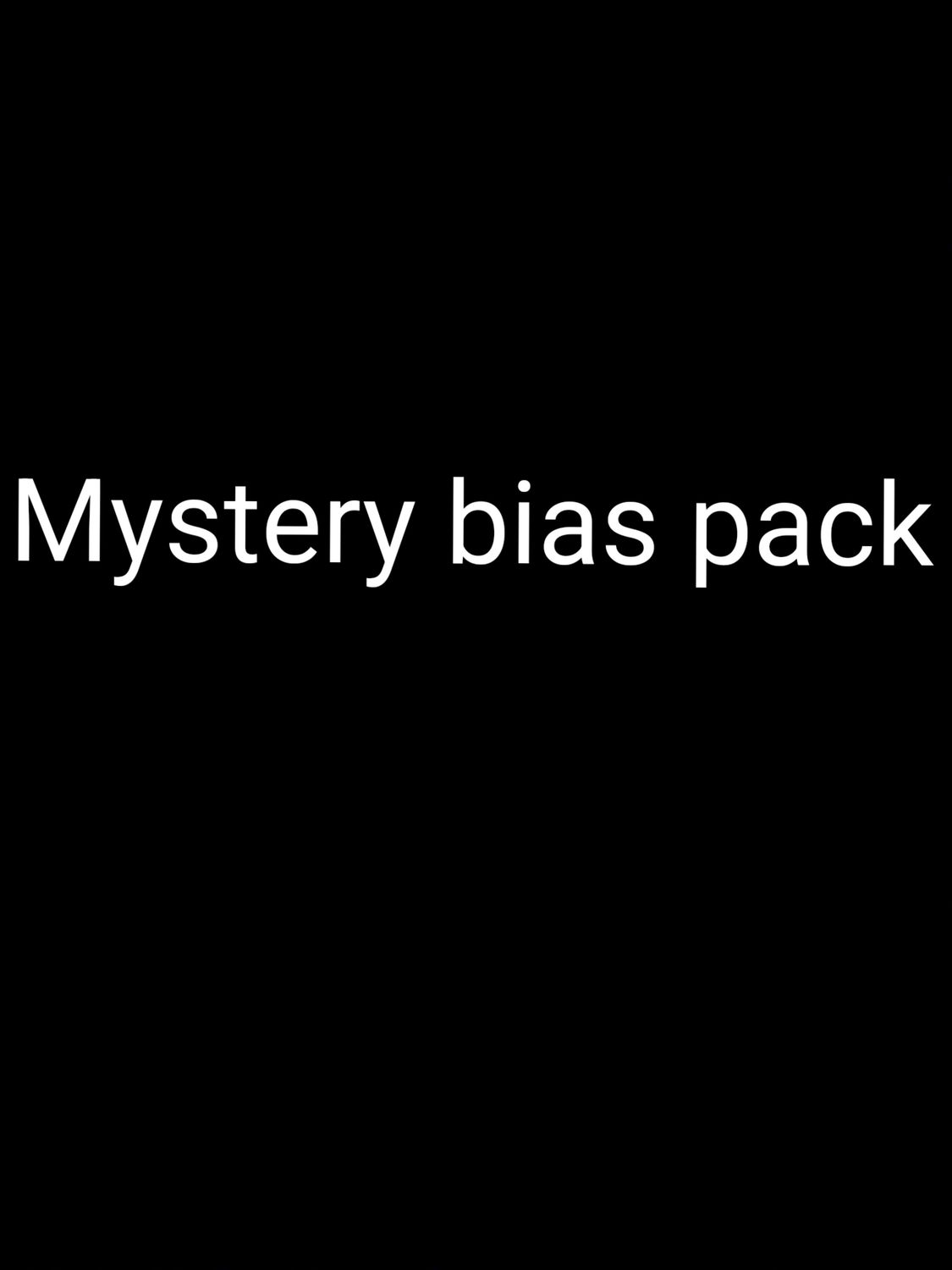 Mystery bias pack