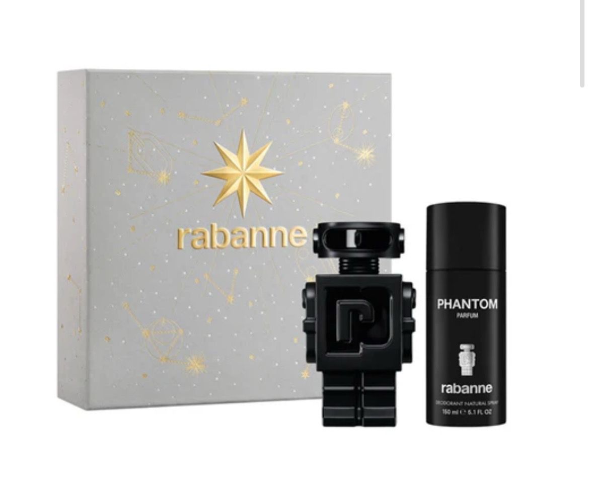 Phantom Parfum Paco Rabanne Men Set 3.4oz EDP &amp; 5oz Deodorant