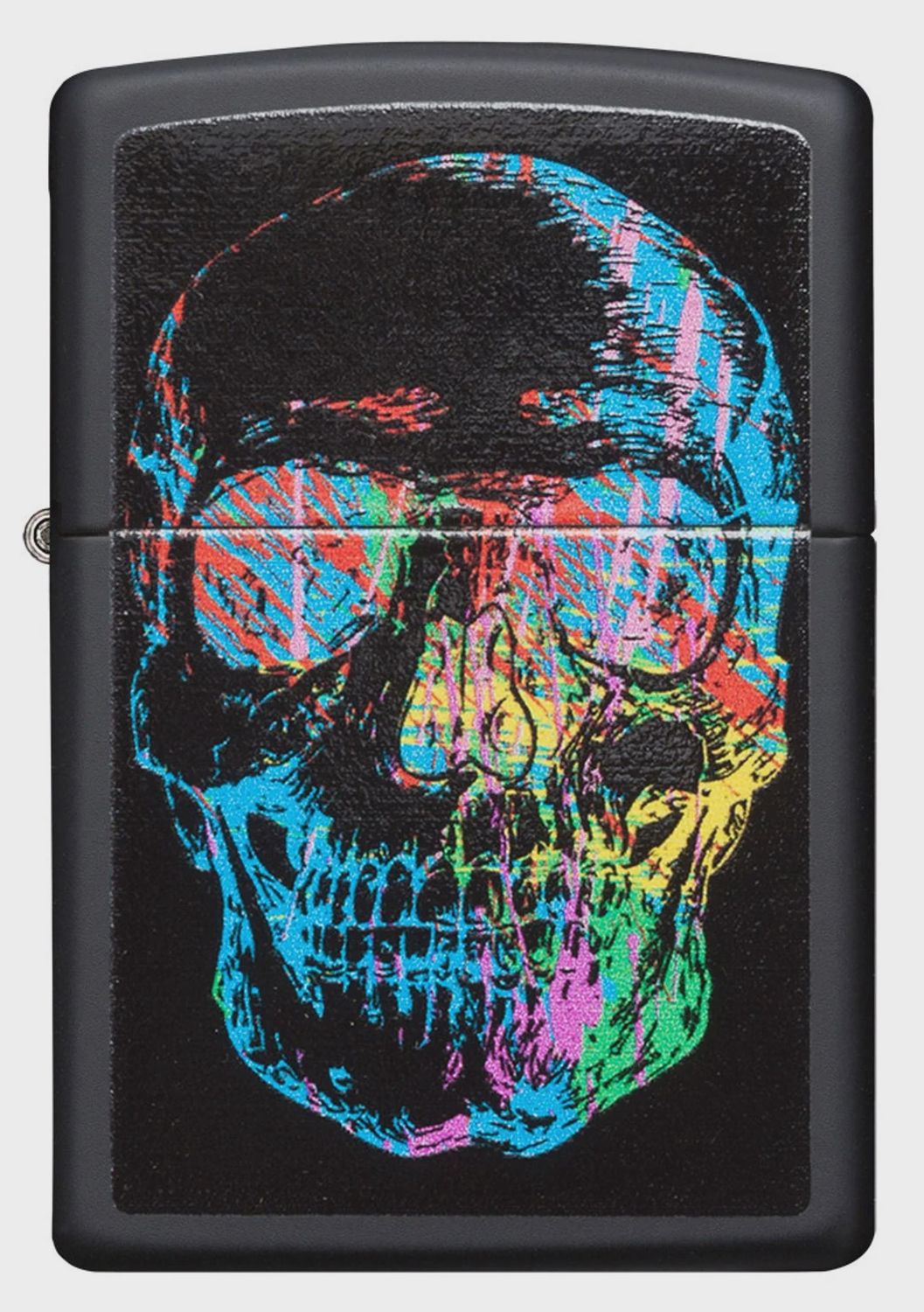 28042 Zippo Skull Black Matte Zippo