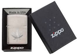 29587 Zippo Leaf Design Engraved
