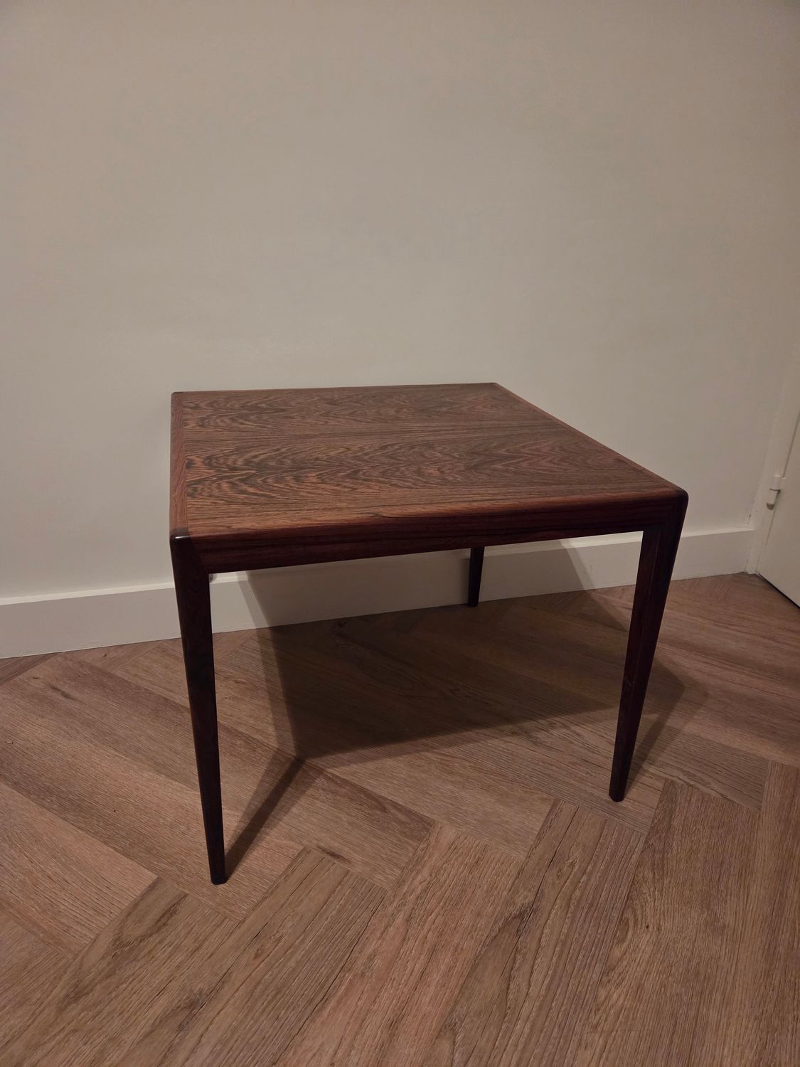 Square side table or coffee table, Danish design, 1960
