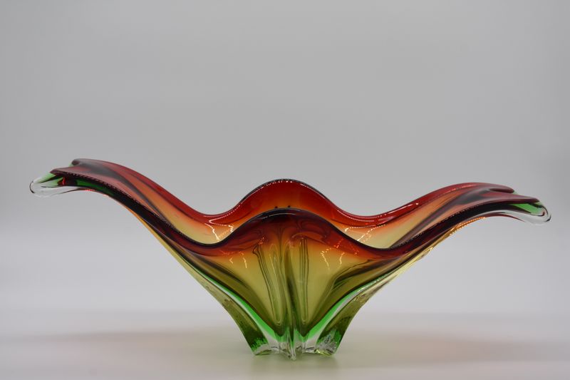 Glaswerk  groen/rood