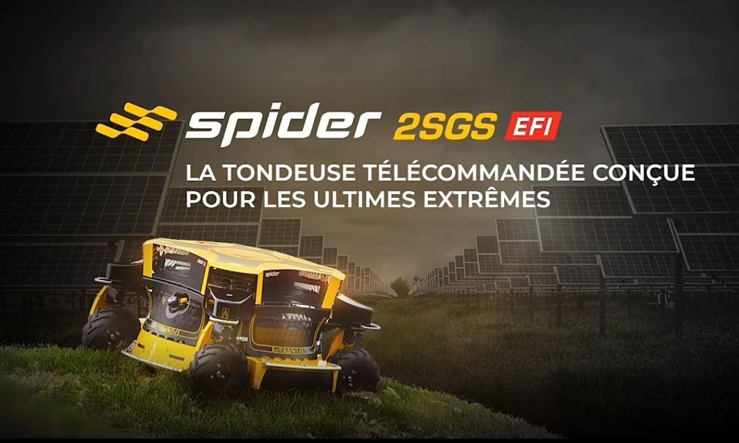 Tondeuse télécommandée avec opérateur / h