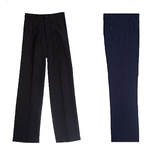 Pantalón poliéster azul marino o negro