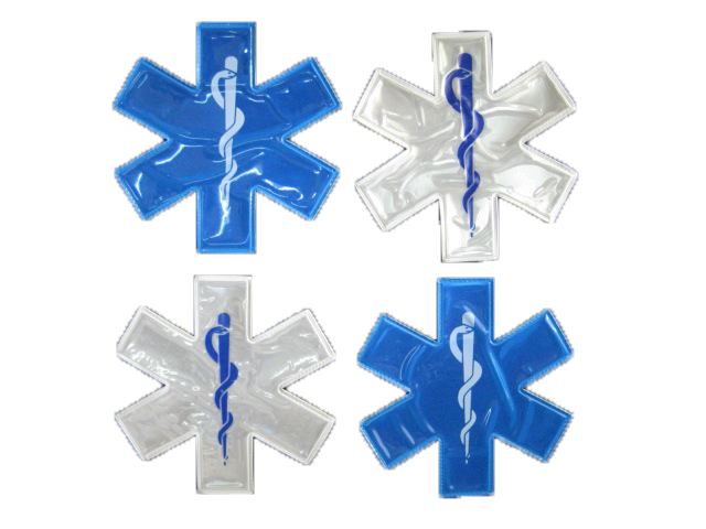 Pin estrella de la vida para cuello