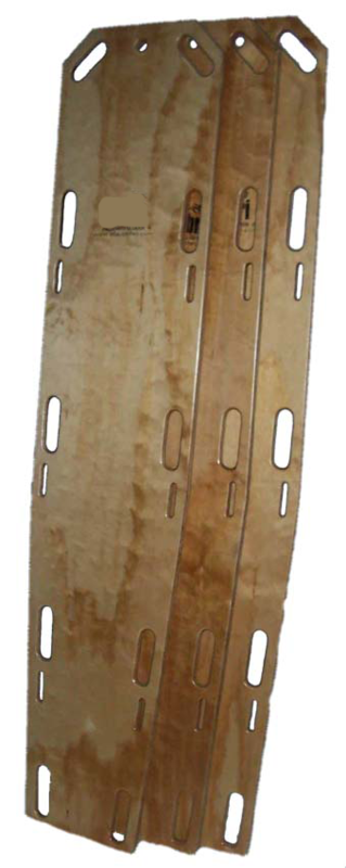 Camilla rígida de madera