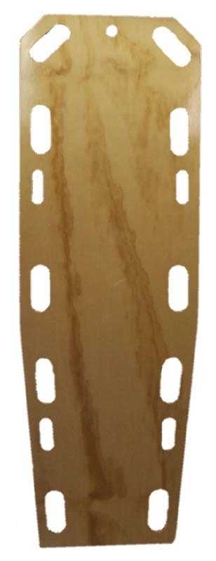 Camilla rígida de madera pediátrica