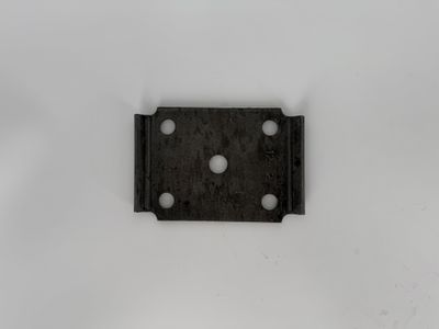 TIE PLATE 3" AXLE TUBE, 2" SPRING, 1/2" U-BOLT