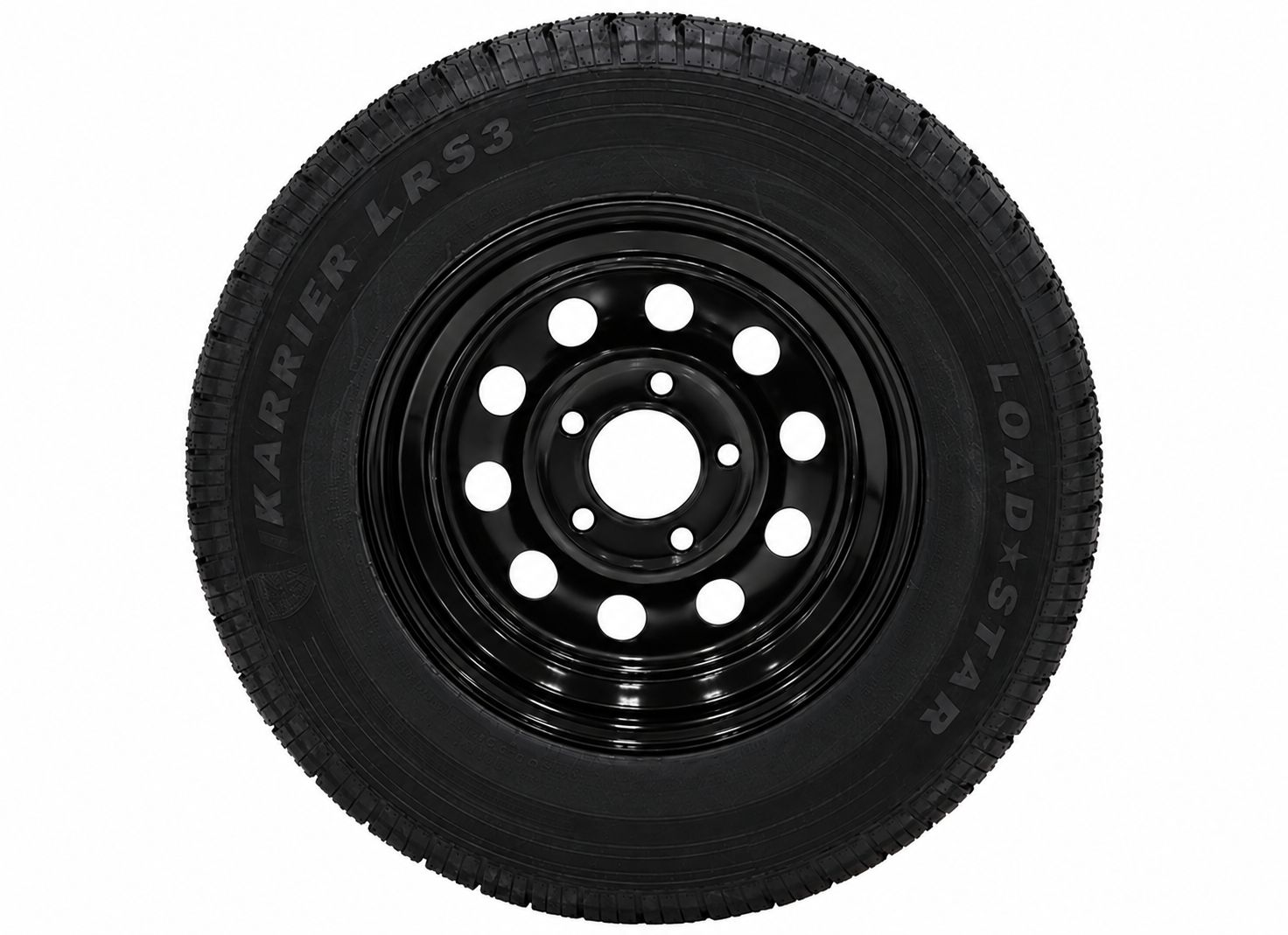 205/75R14, 5 ON 4.5, LOAD RANGE C, Colour: BLACK MOD