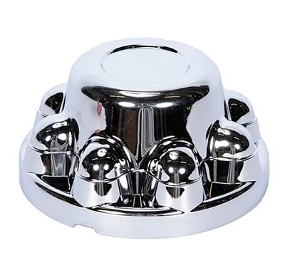 HUB CAP OR COVER ABS CHROME 8 ON 6.5" FOR 0.875" LUGNUT BC QUICK TRIM
