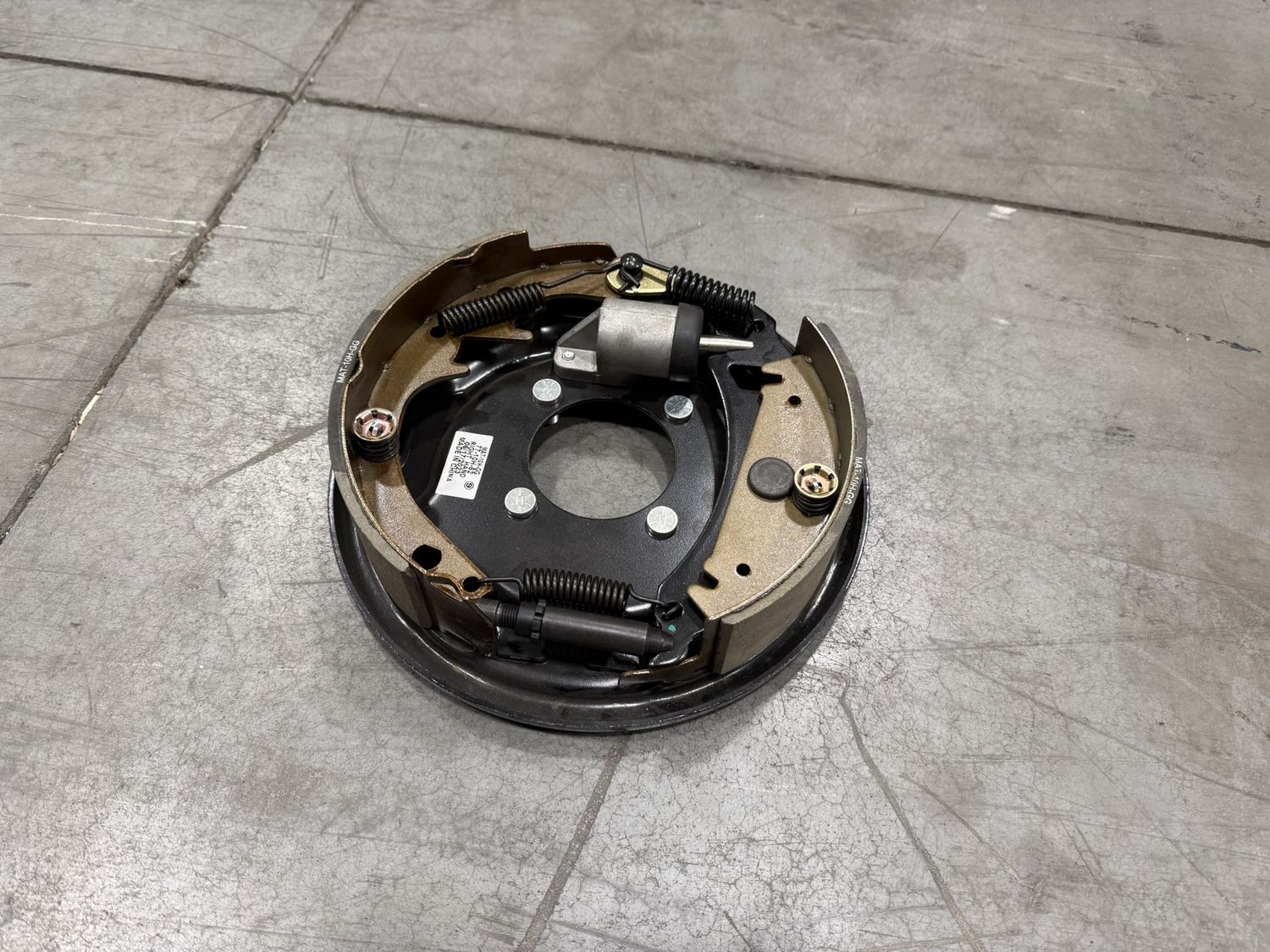 10" X 2-1/4" HYDRAULIC FREE BACKING RH BRAKE ASSEMBLY
