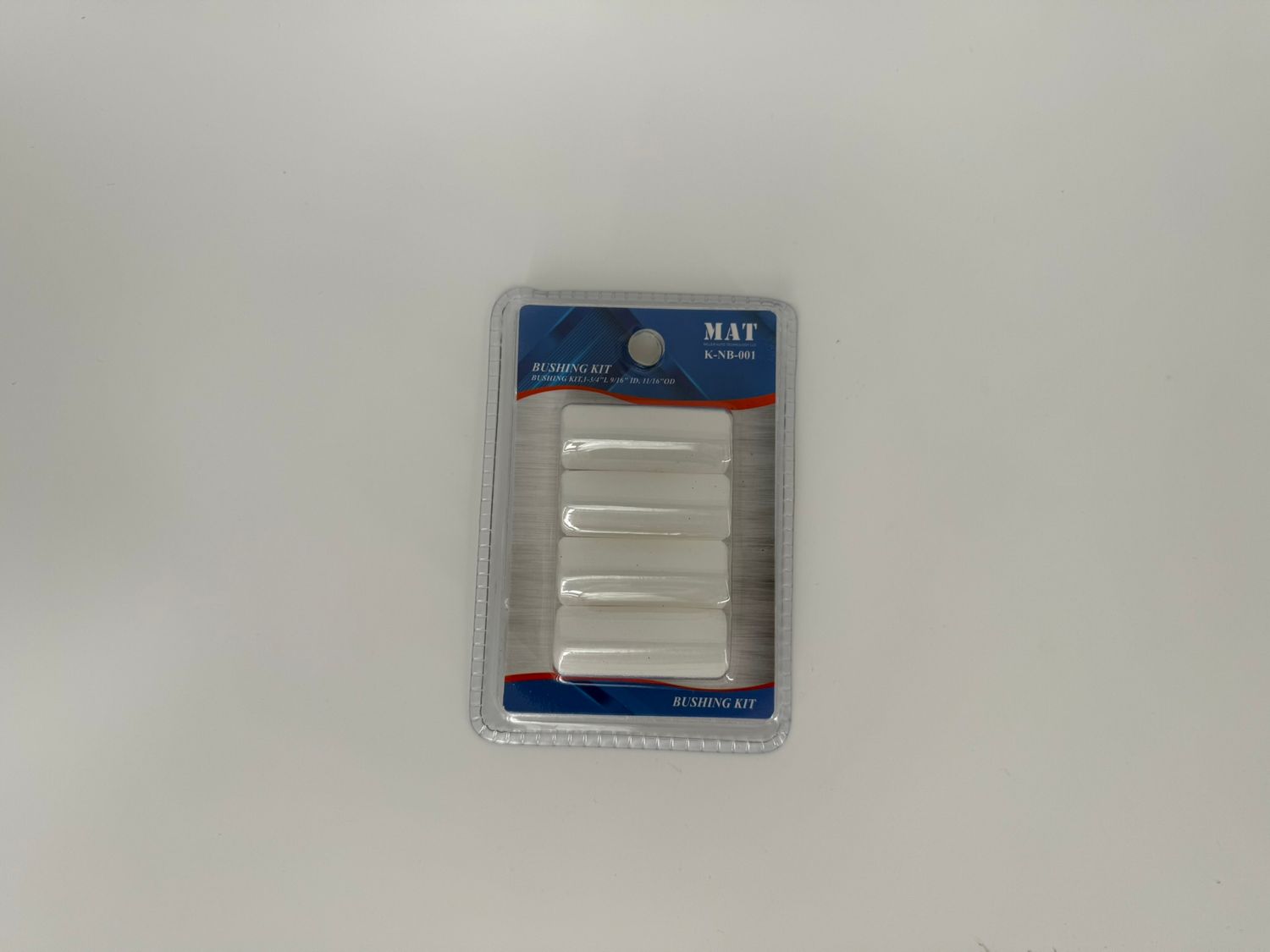 BUSHING KIT, 1-3/4" L, 9/16" ID, 11/16" OD, 4 PCS BLISTER PACK