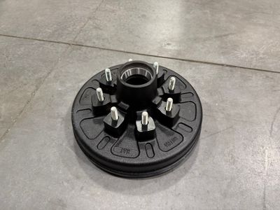7K 12" X 2" HUB / DRUM ASSEMBLY WITH 5/8" STUDS GREASE
