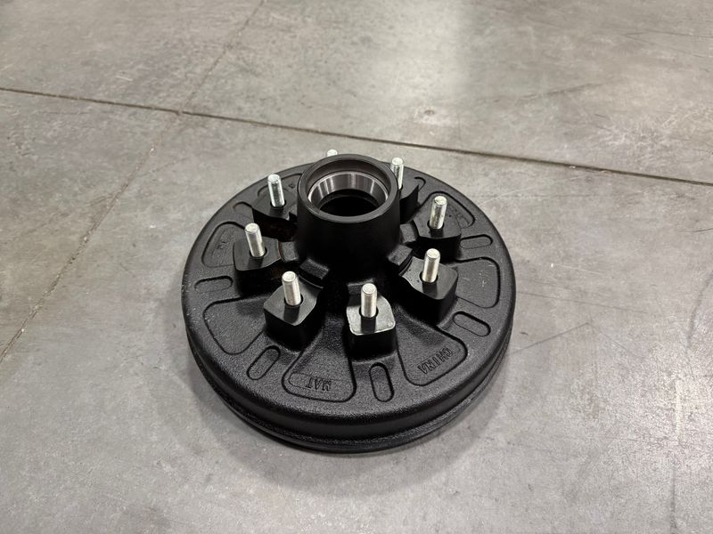 7K 12" X 2" HUB / DRUM ASSEMBLY WITH 5/8" STUDS GREASE