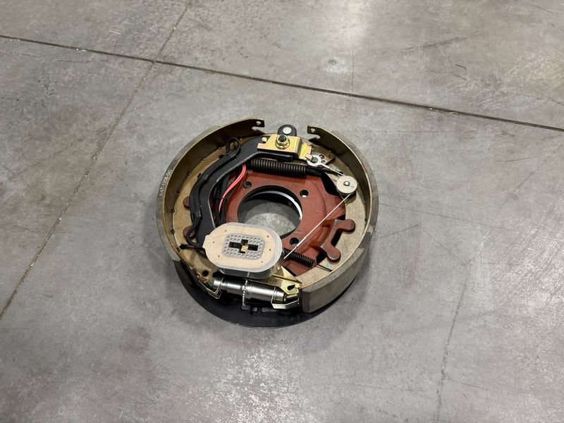 12-1/4" X 3-3/8" LH 4 BOLT MOUNT ELECTRIC BRAKE ASSEMBLY