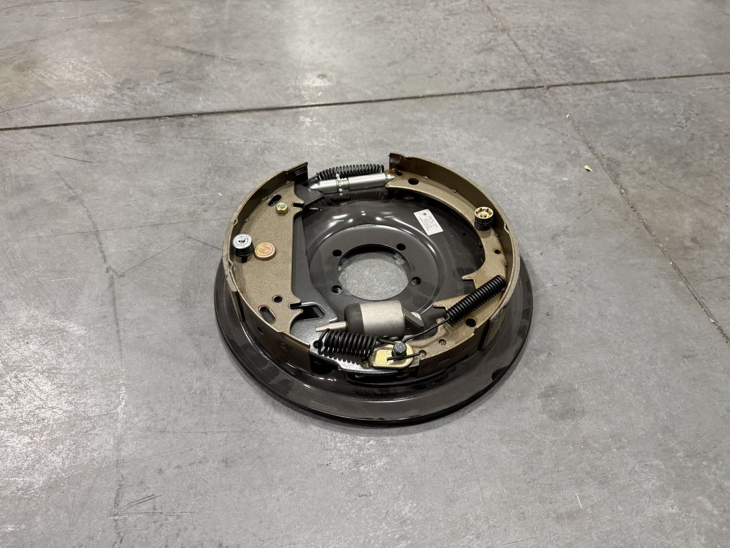 12" X 2" LH HYDRAULIC FREE BACKING BRAKE ASSEMBLY