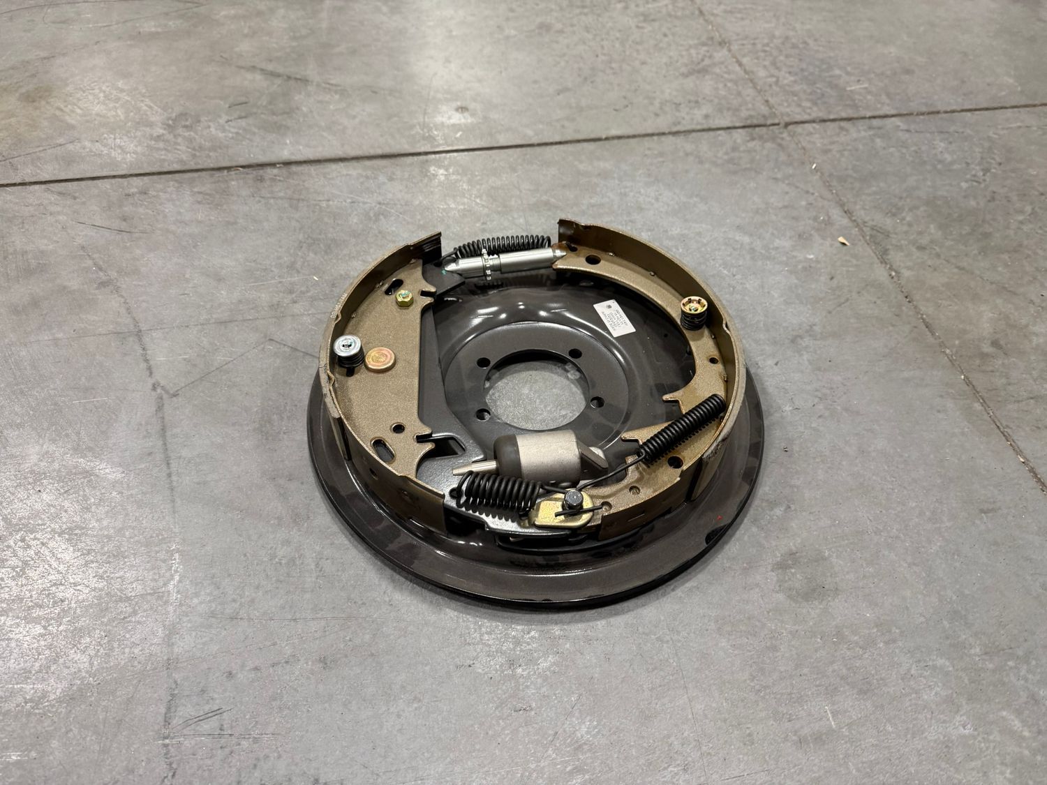 12" X 2" LH HYDRAULIC FREE BACKING BRAKE ASSEMBLY