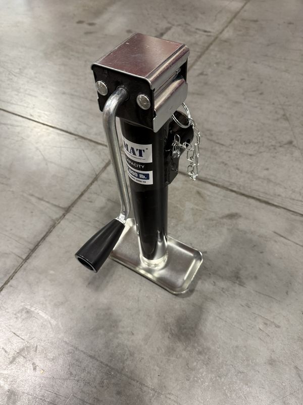 SIDEWIND PIPE MOUNT SWIVEL JACK, 10" TRAVEL, 2000 LBS, TJP-2001S-B/158109