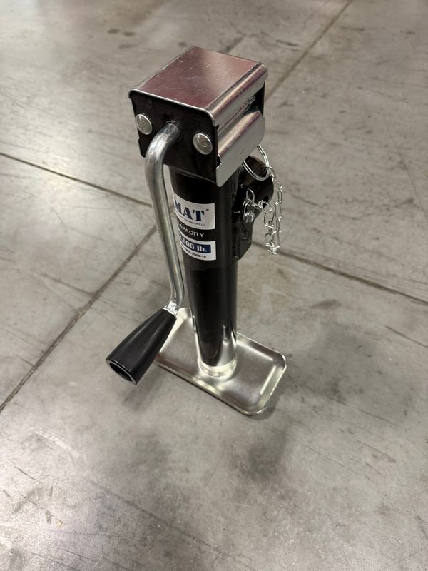 SIDEWIND PIPE MOUNT SWIVEL JACK, 10" TRAVEL, 2000 LBS, TJP-2001S-B/158109
