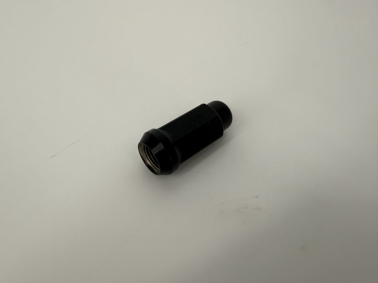 BLACK ACORN NUT 9/16"-18 1.9" TALL 3/4" HEX