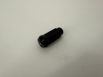 BLACK ACORN NUT 9/16"-18 1.9" TALL 3/4" HEX