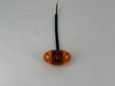 2" OVAL AMBER SIDEMAKER AMBER LENS